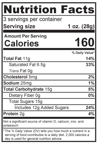 Nutritional Facts Jalisco Jalapeño